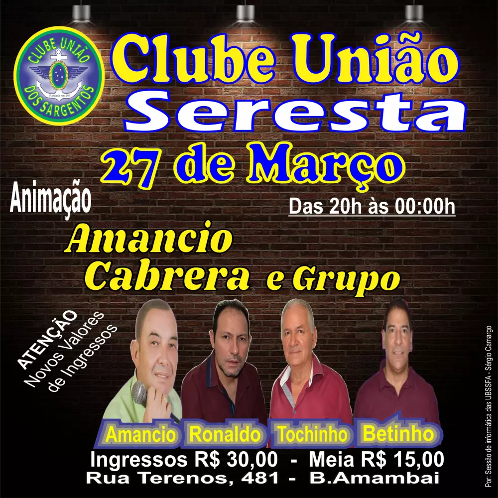 Seresta do Clube União 27/03/2024